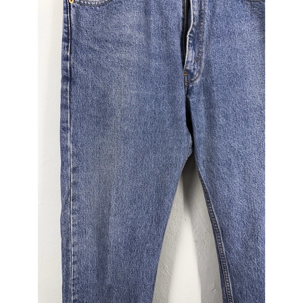 Levi's 505 Jeans Mens 36x29 Blue Denim Cotton Non Stretch Regular Fit Straight - Picture 3 of 12